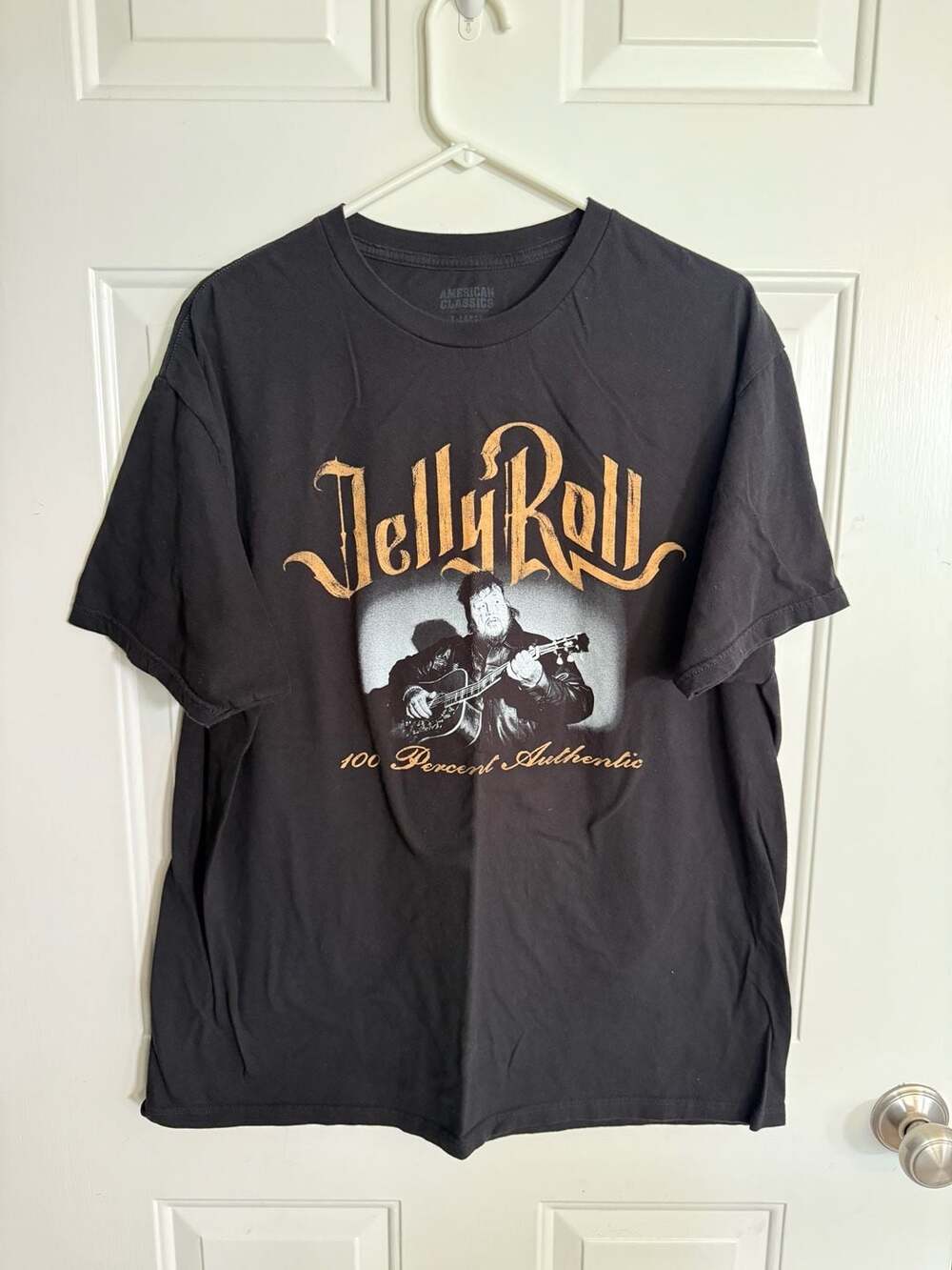 American Classics Jelly Roll Guitarman T-Shirt Size X-Large Black